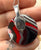 Fordite Pendants, Sterling Silver. Detroit Agate Necklace