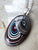 Fordite Pendants, Sterling Silver. Detroit Agate Necklace