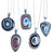 Fordite Pendants, Sterling Silver. Handmade Detroit Agate Necklace