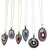 Fordite Pendants, Sterling Silver or Gold Vermeil. Handmade Detroit Agate Necklace
