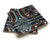 Fordite Print Ceramic Coaster, Detroit Agate Tile