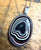 Fordite Pendants, Sterling Silver. Detroit Agate Necklace
