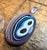 Fordite Pendants, Sterling Silver. Detroit Agate Necklace