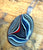 Fordite Pendants, Sterling Silver. Detroit Agate Necklace
