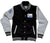 Detroit Fun Police Varsity Jacket, Black & Grey Letterman Style Fleece
