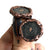 Black Solar Quartz Stalactite Cufflinks, Electroformed Copper