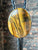 Tiger's Eye Bolo Tie, Polished Oval western tie. Leather bola necklace