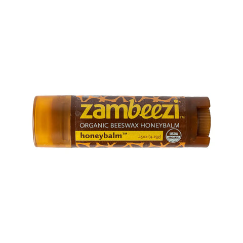 Zambeezi Organic Beeswax Lip Balm - Honeybalm