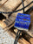 Lapis Bolo Tie, Polished Lapis Lazuli western tie. Leather bola necklace