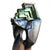 X-Large Bismuth Crystal Ring, Gunmetal Patina Electroformed Copper, Wide Band. Size 8.5
