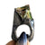 X-Large Bismuth Crystal Ring, Gunmetal Patina Electroformed Copper, Wide Band. Size 8.5