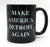 Black MAKE AMERICA DETROIT AGAIN Ceramic Coffee Mug