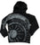 Manhole Cover Pullover Hoodie, Youth size in black