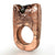 Meteorite Rings, Large Electroformed Copper Setting