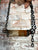 Natural African Smoky Citrine Crystal Horizontal Choker. Antique, Oxidized Electroformed Copper