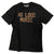NO LOUD MUSIC T-Shirt, Greektown Detroit, Tangerine on  Black T-shirt