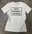 black on cream, NOISE ORDINANCE ENFORCED T-Shirt, Greektown/Downtown Detroit Sign T-shirt