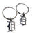 Old English D Hoop Earrings, Detroit Dangle Hoops - Silver or Gold