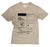 Detroit Old Tiger Stadium Blueprint T-Shirt, Cream. Late 1970s Renovations Tee