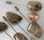Petoskey Stone Lapel Pin, Fossil Brooch. Stick Pin, Hat Pin, Alternative Boutonniere
