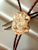 Petrified Wood Bolo Tie. Fossil Stone Bola Leather Lariat Necklace