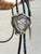 Petrified Wood Bolo Tie. Fossil Stone Bola Leather Lariat Necklace
