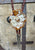 Petrified Wood Bolo Tie. Fossil Stone Bola Leather Lariat Necklace