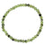 Prehnite & Epidote, Rare Stone Bead Mala Bracelet