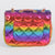 Quilted Rainbow Clutch.