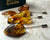 Baltic Amber Lapel Pin, Fossil Brooch. Stick Pin, Hat Pin, Alternative Boutonniere