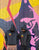 Detroit Rhythm D Tactical Zip Windbreaker. Black Hooded Nylon Wind Breaker Jacket