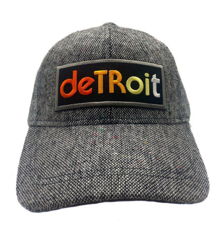 Detroit Rhythm Composer Dad Hat, Patched Tweed Baseball Hat
