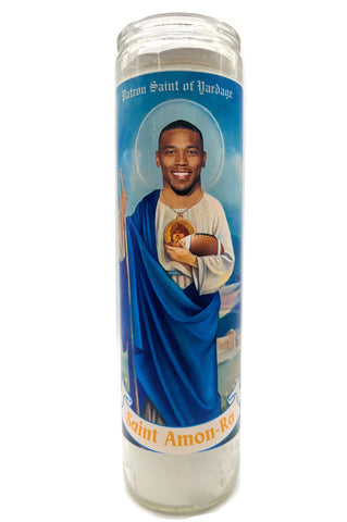 Saint Amon-Ra Prayer Candle. Lions Fan Celebrity Saint Votive Candle, by The Luminary and Co.