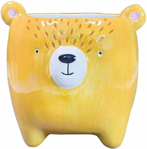 Cute Bear Ceramic Planter