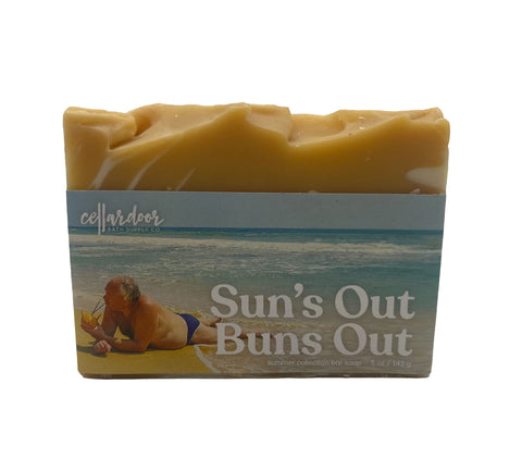 Cellar Door Bar Soap: Sun's Out Buns Out