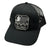 Official Tec-Troit™ Trucker Cap. Curved or Flat Bill Style Black Hat