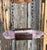 Rare Vera Cruz Amethyst Crystal Horizontal Choker. Dark, Oxidized Electroformed Copper