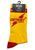 Detroit Original Socks - Never Fake it! Yellow Crew Cut Gym Socks, by Well Done Goods