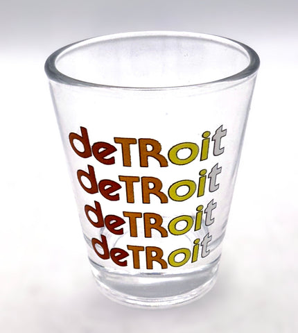 Detroit Rhythm Shot Glass