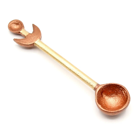 Witchy Double Ended Moon Spoon For Herbs, Spells, Etc