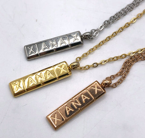 Xanax Bar Necklace, 2mg pill necklace