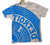 Manhole Cover T-Shirt. Detroit Tire Print, Youth & Little Kids sizes in Honolulu Blue on Athletic Grey - Football Fan Inspired!