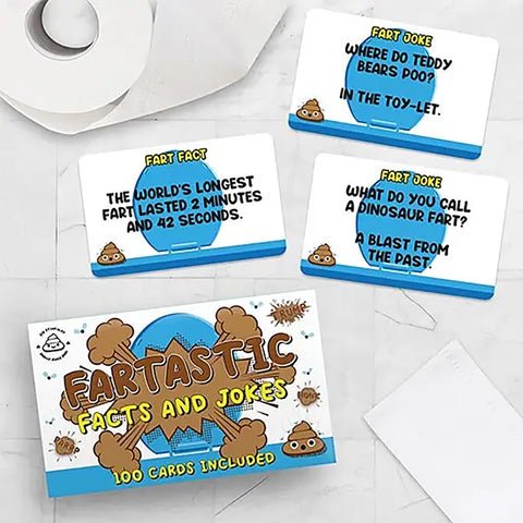 Fartastic Facts Cards - 100 Fart Jokes