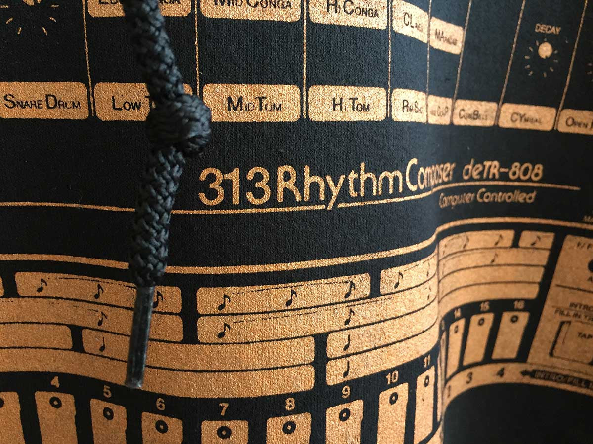 808 Drum Machine Pullover Hoodie, Well Done Goods