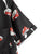 Mushroom Print Short Sleeve Button-up Shirt. Black & Red Fly Agaric, Amanita Muscaria