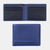Blue and Navy Two-Tone Leather RFID-Safe Wallet by Primehide UK