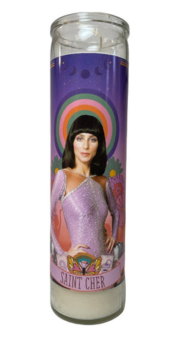 Cher Prayer Candle. Celebrity Saint Prayer Candle, by The Luminary and Co.