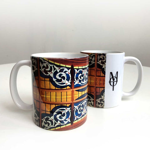 Detroit Opera House Coffee Mug, Ford Lobby Stained Glass Ceiling Coffee Cup