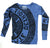 Manhole Cover Women's Pullover Wide Neck Sweatshirt, Detroit Tire Print. Burnout Blue