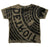Manhole Cover T-Shirt. Detroit Tire Print, Kids sizes! Black on army 2T